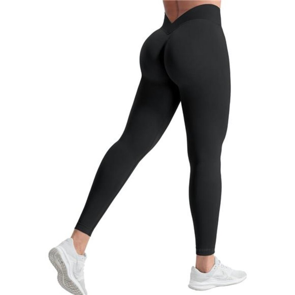 YEOREO Liz Scrunch Workout Leggings for Women High Waisted Butt Lifting V Back